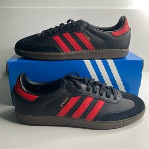 adidas gazelle silver green womens adidas Samba Team Manchester United Pre-owned UNWORN – Deadstock Boots main image 0